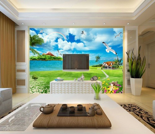 Fototapeta Sala, fresk i Tapeta