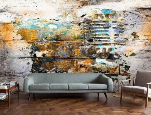 Fototapeta Meble, sofa i drewno