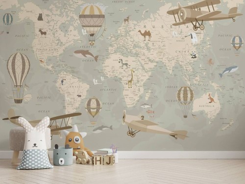 Fototapeta Mapa małego odkrywcy