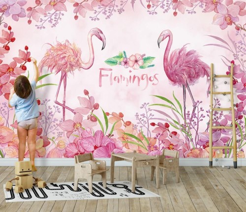 Fototapeta Para flamingów