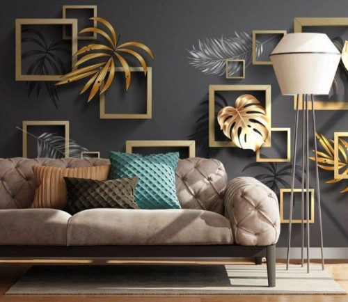 Fototapeta Sofa, produkt i stół
