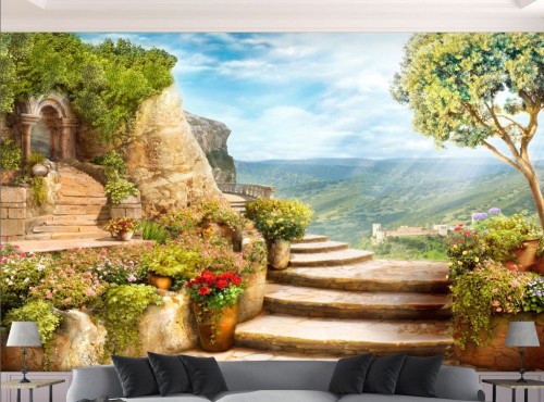Fototapeta Naturalny krajobraz, Natura i Ściana