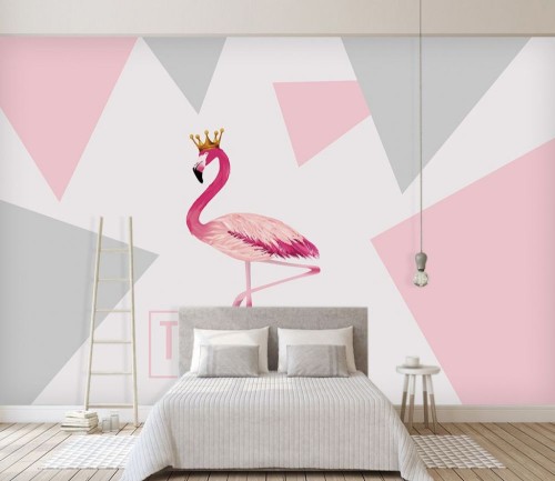 FototapetaKról flamingów