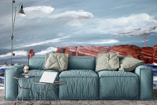 Fototapeta Niebo, meble i sofa