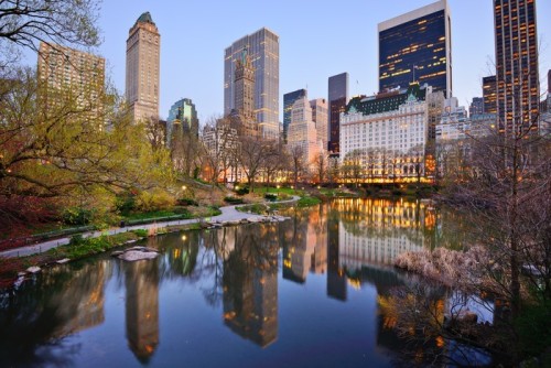 Fototapeta New York City Central Park Lake