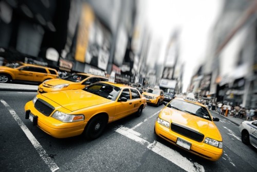 Fototapeta Nowe taksówki york