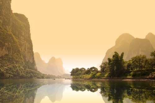 Fototapeta Li River, obszaru Guilin - Guangxi, South China