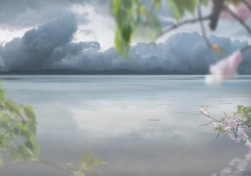 Fototapeta Piękny widok na jezioro