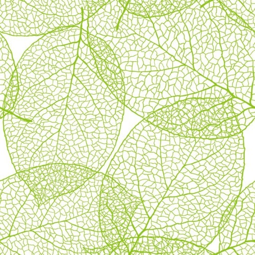 Fototapeta Świeże zielone liście w tle - ilustracji wektorowych