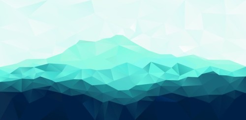 Fototapeta Trójkąt geometryczne tło z Blue Mountain
