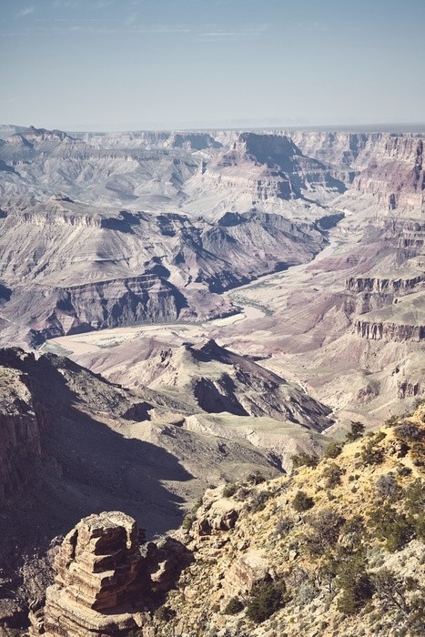 Fototapeta Kolor stonowanych obraz Wielkiego Kanionu, Arizona, USA.