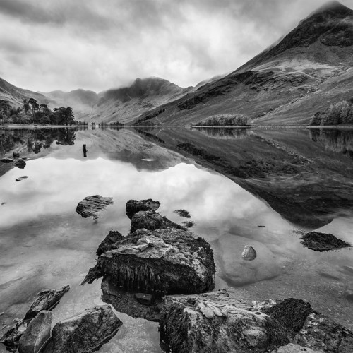 Fototapeta Ogłuszanie jesień obraz krajobraz jeziora buttermere w lake district england