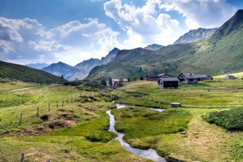 Fototapeta Lago ritom, valle di piora, quinto (svizzera) - alpi lepontine