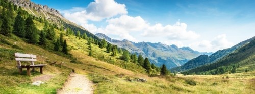 Fototapeta Panorama montano delle dolomiti
