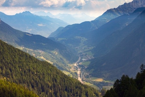 Fototapeta Lago ritom, valle di piora, quinto (svizzera) - alpi lepontine