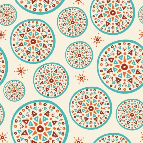 Fototapeta Wzór Boho z ręcznie indian sztuki projektowania