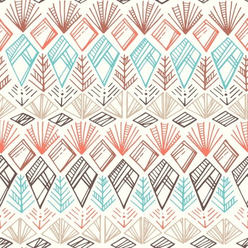Fototapeta Seamless Ethnic Pattern