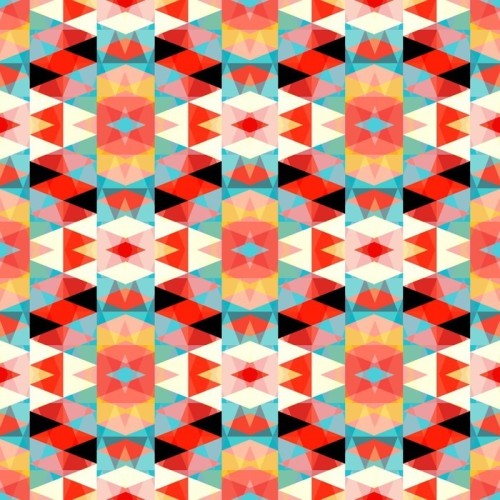 Fototapeta Małe kolorowe wielokąty szwu geometryczny wzór