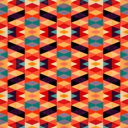 Fototapeta Jasne psychodeliczny geometrycznej wektora tle efekt grunge ilustracji