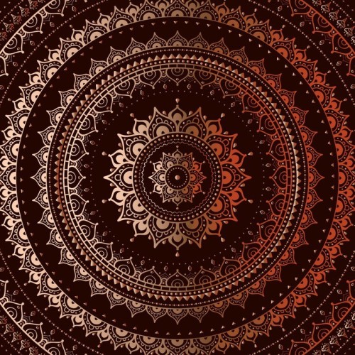 Fototapeta Złota mandala