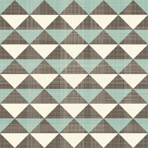 Fototapeta Retro geometryczne trójkąty szwu