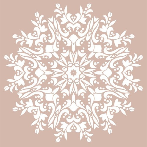 Fototapeta Ozdobne mandala izolowane. Wektor sztuki