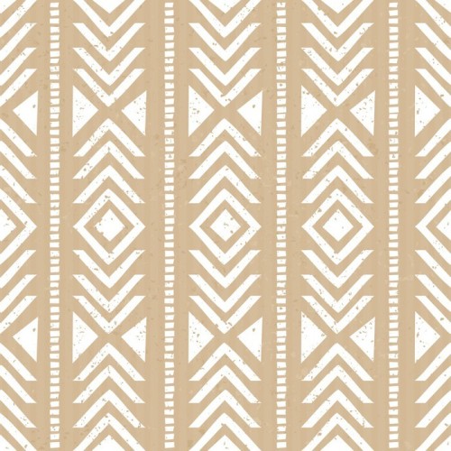 Fototapeta Bez szwu tła kartonowe Papier Tribal
