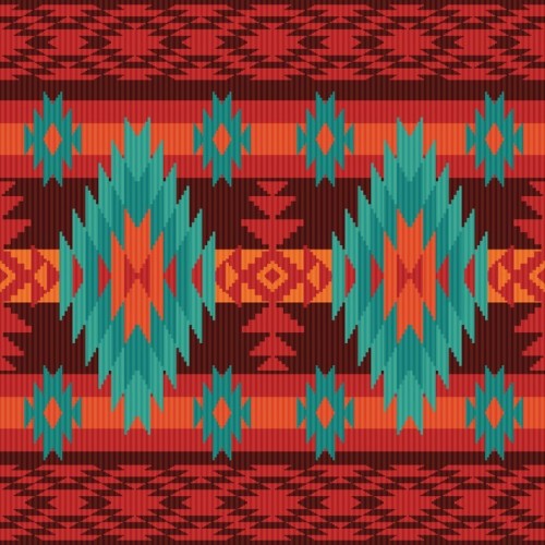 Fototapeta Geometryczny wzór w stylu etnicznym
