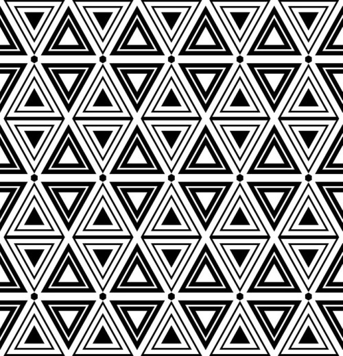 Fototapeta Trójkąty i romby tekstury. Bezproblemowa geometryczny wzór.