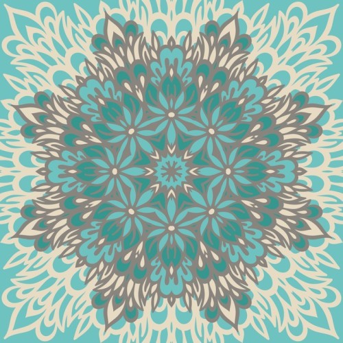 Fototapeta Kwiat Mandala. Streszczenie tle.