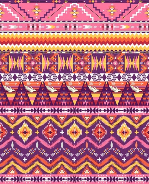 Fototapeta Aztec geometrycznych bez szwu