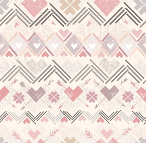 Fototapeta Abstrakcyjne geometryczne szwu. Aztec wzór stylu z on