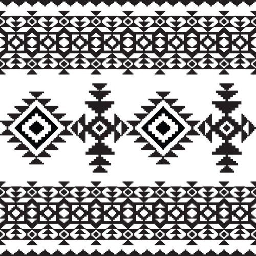 Fototapeta Aztec meksykańskie szwu wzór