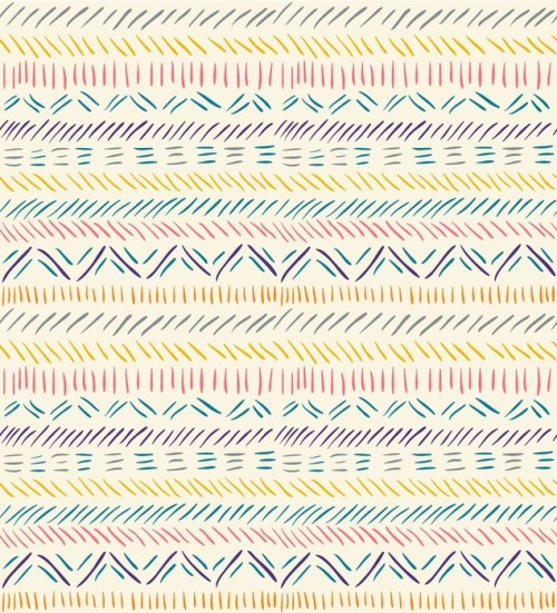 Fototapeta Doodle powtarzalne wzór w stylu etnicznym # 2