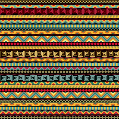 Fototapeta Abstrakcyjna bez szwu deseń etniczne