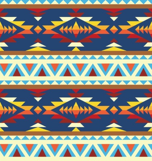 Fototapeta Jednolite wzór geometryczny w stylu Navajo