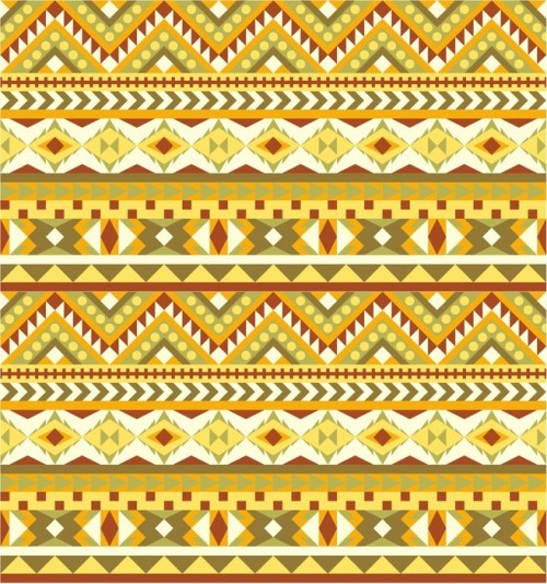 Fototapeta Seamless aztec wzór w jasnych kolorach