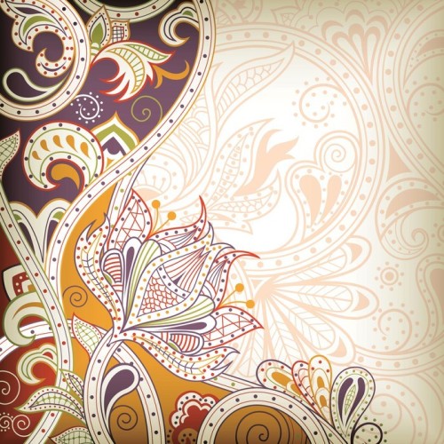 Fototapeta Indian Floral