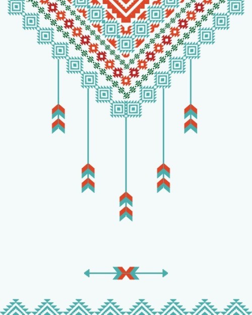 Fototapeta American Indian ozdobnych tle z Dreamcatcher