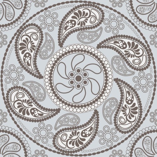 Fototapeta Seamless Patterns Mandala
