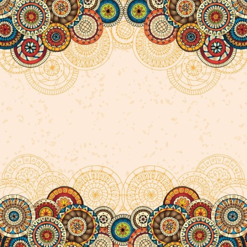 Fototapeta Vector Floral dekoracyjne tło.