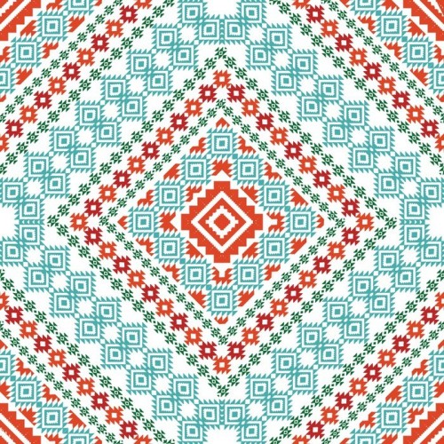 Fototapeta Aztec ornament geometryczny
