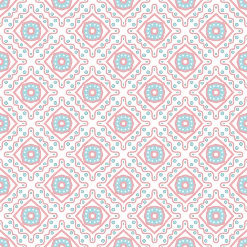 Fototapeta Tribal etniczne szwu. ilustracji wektorowych do cięcia