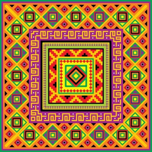 Fototapeta Mexican tle rynku