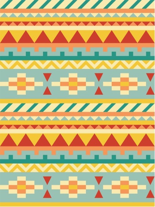 Fototapeta Jasne aztec wzór