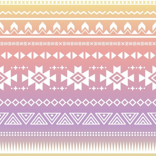 Fototapeta Tribal aztec ombre szwu
