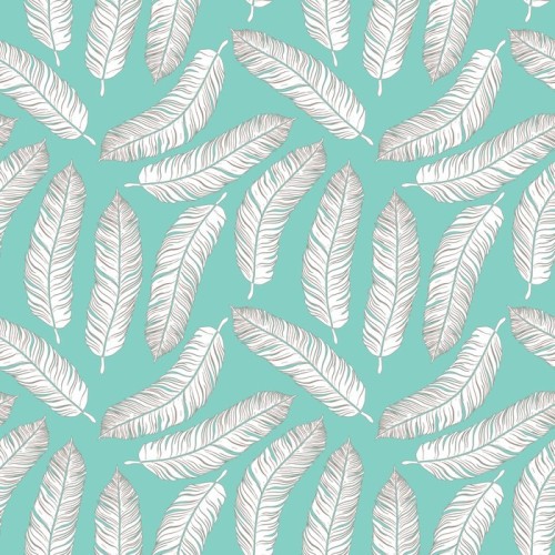 Fototapeta Feather bezszwowe tło