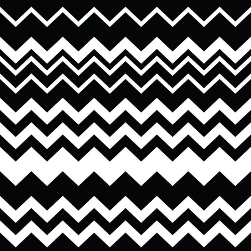 Fototapeta Tribal Aztec zygzak bez szwu czarno-biały wzór