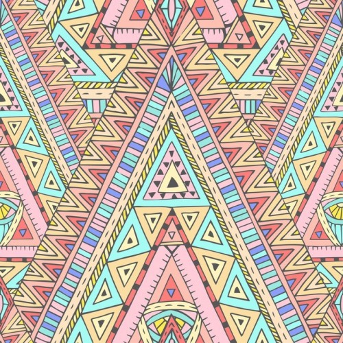 Fototapeta Powtarzalny z elementów geometrycznych.