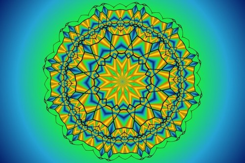 Fototapeta Ocean mandala